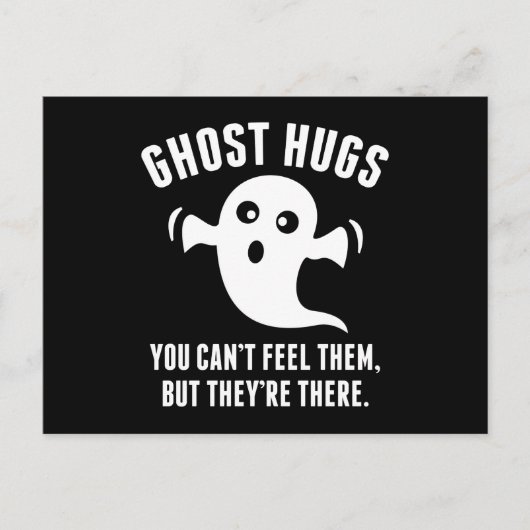 Ghost Hugs Postkarte (Vorderseite)