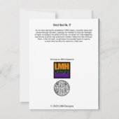 Ghost Hunt Nr. 17 Dankeskarte (Rückseite)