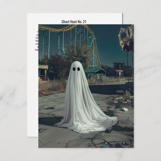 Ghost Hunt Nr. 21 Dankeskarte (Vorne/Hinten)