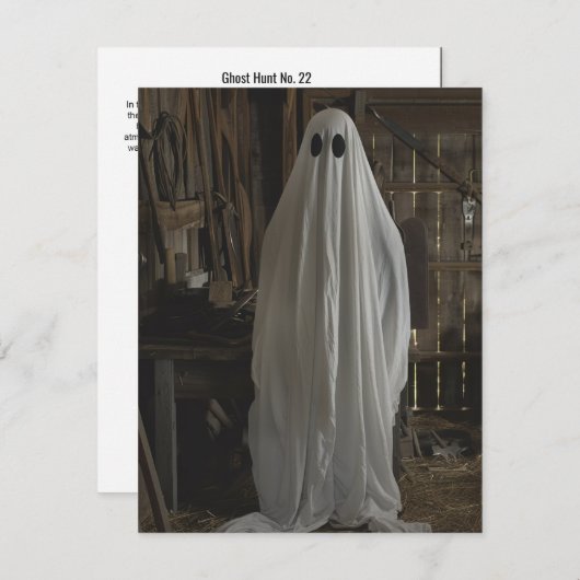 Ghost Hunt Nr. 22 Dankeskarte (Vorne/Hinten)