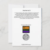 Ghost Hunt Nr. 25 Dankeskarte (Rückseite)