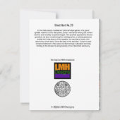 Ghost Hunt Nr. 29 Dankeskarte (Rückseite)