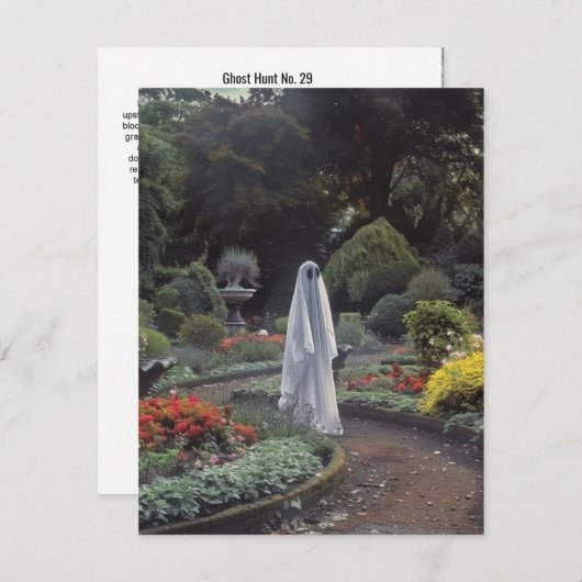 Ghost Hunt Nr. 29 Dankeskarte (Vorne/Hinten)