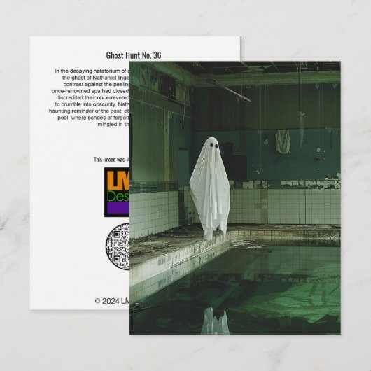 Ghost Hunt Nr. 36 Dankeskarte (Vorne/Hinten)