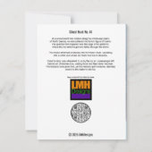 Ghost Hunt Nr. 41 Dankeskarte (Rückseite)