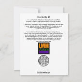 Ghost Hunt Nr. 43 Dankeskarte (Rückseite)