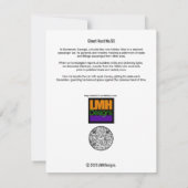 Ghost Hunt Nr. 50 Dankeskarte (Rückseite)