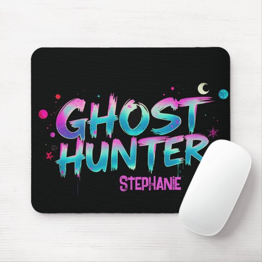 Ghost Hunter Dark Paranormal Mousepad (Mit Mouse)