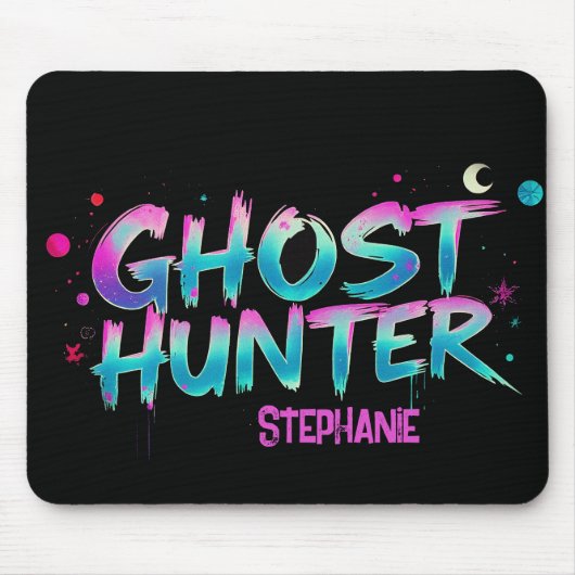 Ghost Hunter Dark Paranormal Mousepad (Vorne)
