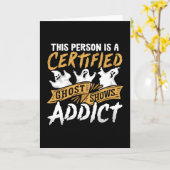 Ghost Hunter Diese Person ist zertifiziert Geister Karte (Gelbe Blume)