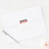 Ghost Hunter House Paranormal Halloween Quadratischer Aufkleber (Umschlag)