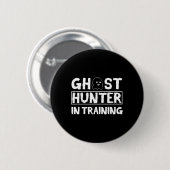 Ghost Hunter Paranormal Investigator Geisterjagd Button (Vorne & Hinten)
