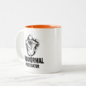 Ghost Hunter Paranormal Investigator Geisterjagd Zweifarbige Tasse (Vorderseite Links)