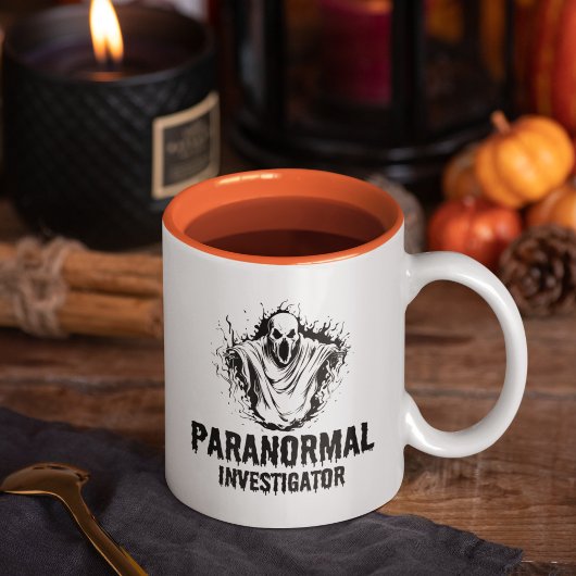 Ghost Hunter Paranormal Investigator Geisterjagd Zweifarbige Tasse