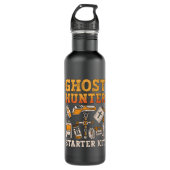 Ghost Hunter Starter Kit Paranormale Geisterjagd Edelstahlflasche (Vorderseite)