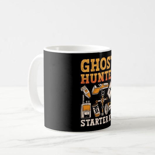 Ghost Hunter Starter Kit Paranormale Geisterjagd Kaffeetasse (Vorderseite Links)