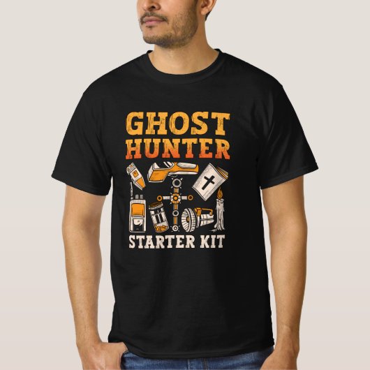 Ghost Hunter Starter Kit Paranormale Geisterjagd T-Shirt (Vorderseite)