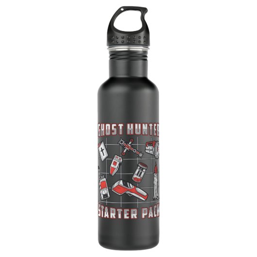 Ghost Hunter Starter Pack Paranormal Geisterjagd Edelstahlflasche (Vorderseite)