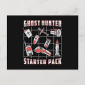Ghost Hunter Starter Pack Paranormal Geisterjagd Postkarte (Vorderseite)