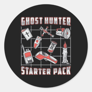 Ghost Hunter Starter Pack Paranormal Geisterjagd Runder Aufkleber