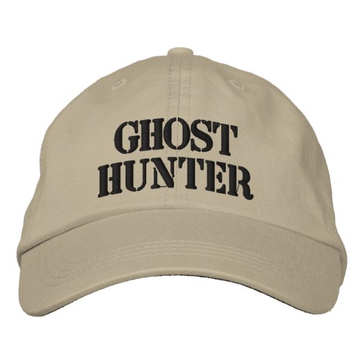 Ghost Hunter StickHat Bestickte Kappe (Vorderseite)