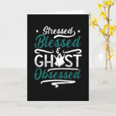 Ghost Hunter Stressed Gesegnete Geisterjagd Karte (Gelbe Blume)