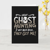 Ghost Hunter Went Ghost Jagd sie Got mir Jagd Karte (Gelbe Blume)