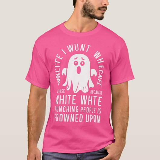 Ghost Hunting Funny Ghost Hunter Punch T-Shirt (Vorderseite)