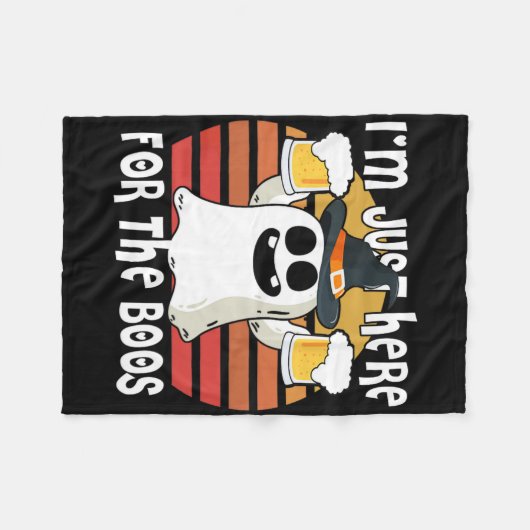 Ghost Ich bin nur hier für Boos1 Fleecedecke (Vorderseite (Horizontal))