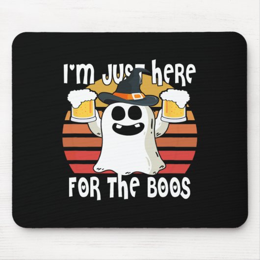 Ghost Ich bin nur hier für Boos1 Mousepad (Vorne)