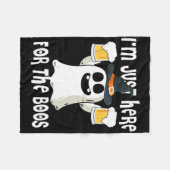 Ghost ich bin nur hier für Boos Fleecedecke (Vorderseite (Horizontal))