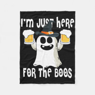 Ghost ich bin nur hier für Boos Fleecedecke