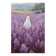 Ghost im Lila Blumenfeld