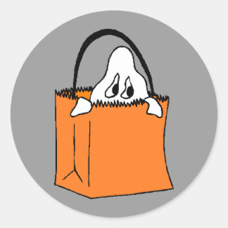 Ghost in Beutel Aufkleber