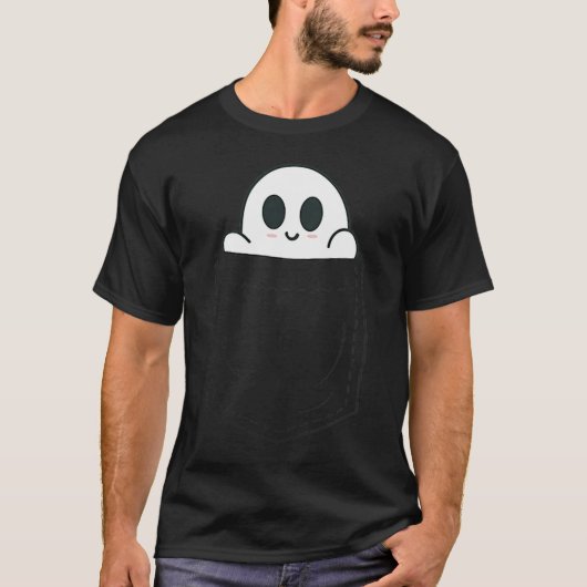 Ghost In Cket Halloween  T-Shirt (Vorderseite)