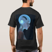 Ghost in the Machine: A Cyberpunk Vision T-Shirt (Rückseite)