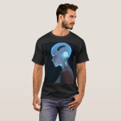 Ghost in the Machine: A Cyberpunk Vision T-Shirt (Vorne ganz)