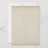 Ghost Jack-O' Lanterns Stars Vintag Halloween Einladung (Rückseite)