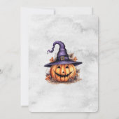 Ghost Jack O'Lantern Halloween-Party Einladung (Rückseite)