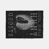 Ghost Jagd Shirt Funny Ghosthunter Girl Paranor Fleecedecke (Vorderseite (Horizontal))