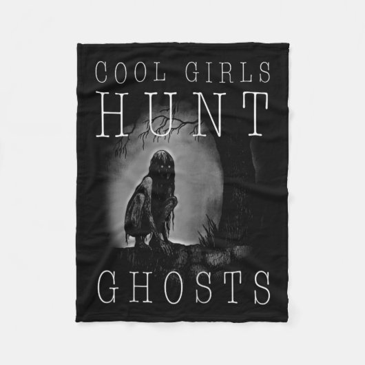 Ghost Jagd Shirt Funny Ghosthunter Girl Paranor Fleecedecke (Vorderseite)
