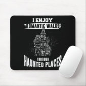 Ghost Jagd Shirt Funny Spuk Orte Zitat Par Mousepad (Mit Mouse)