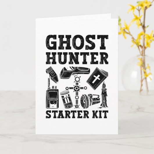 Ghost Jäger Starter Kit Paranormal Karte (Gelbe Blume)