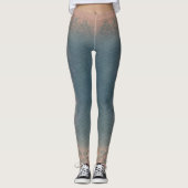 Ghost Jelly Mermaid Maßstab gemischt Taille Leggin Leggings (Vorderseite)