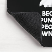 Ghost Junting Gift Funny Ghost Hunter Punch Mousepad (Ecke)