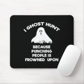 Ghost Junting Gift Funny Ghost Hunter Punch Mousepad (Mit Mouse)