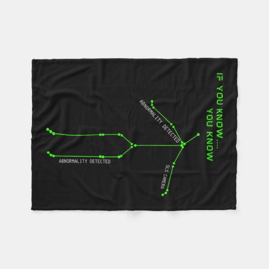 Ghost Junting Sls Camera Stick Man Novelty Spooky Fleecedecke (Vorderseite (Horizontal))