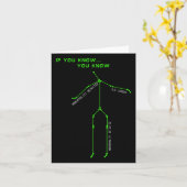 Ghost Junting Sls Camera Stick Man Novelty Spooky Karte (Gelbe Blume)
