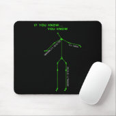 Ghost Junting Sls Camera Stick Man Novelty Spooky Mousepad (Mit Mouse)