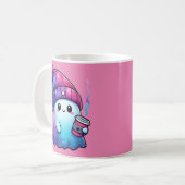 Ghost-Kaffee-Tasse mit Geist niedlich für Kaffeeli Kaffeetasse (Vorderseite Links)